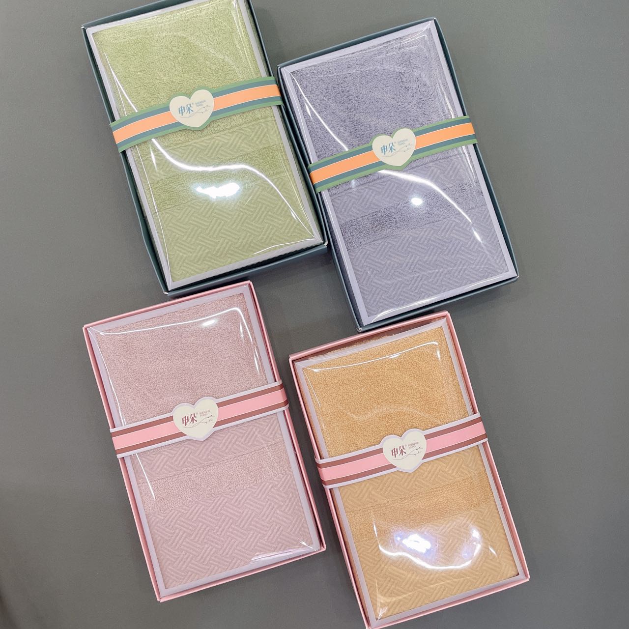 Yiwu quality products: Shenduo country-style pure cotton satin stall towels, household towels, gift towels Item Picture