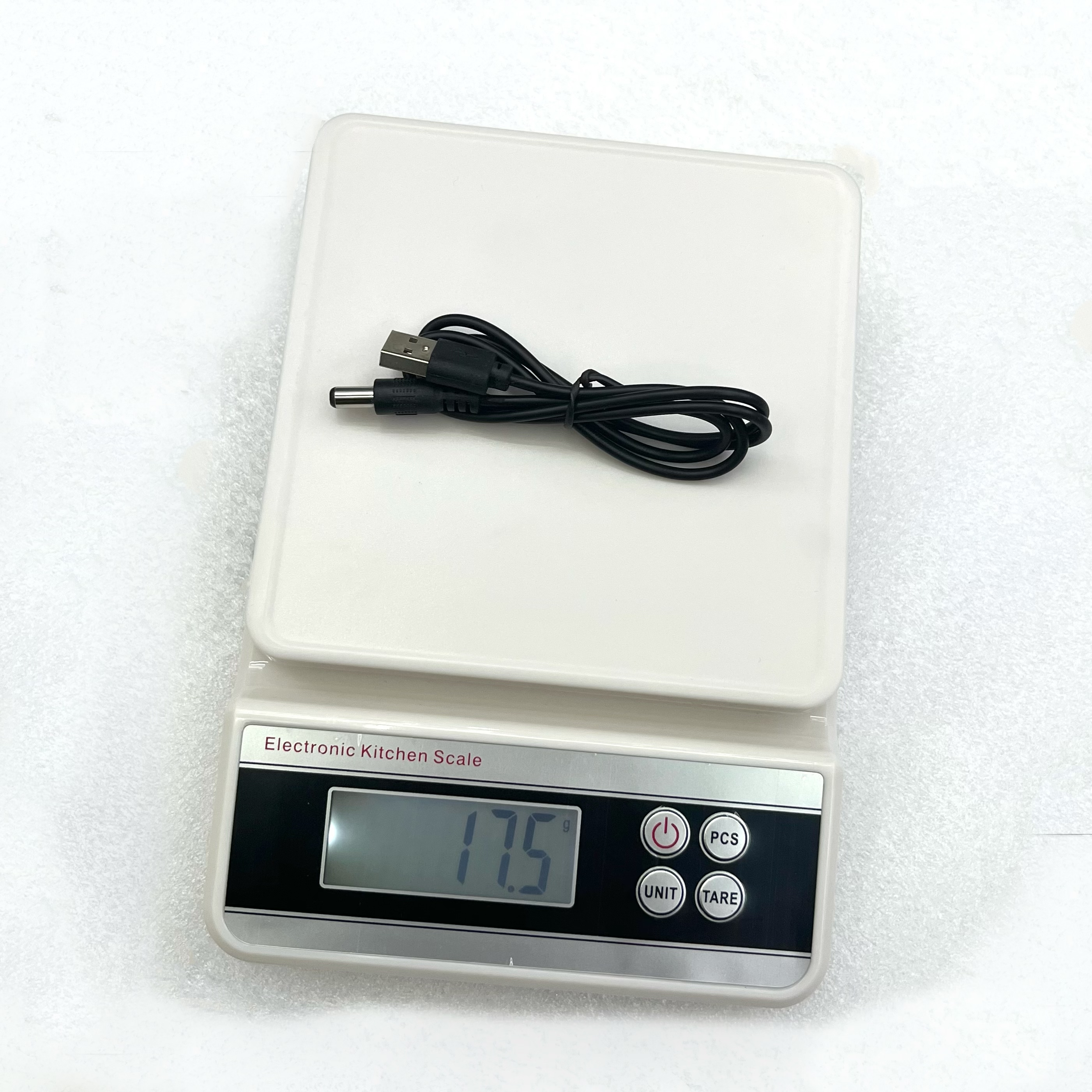 Usb充电烘焙秤 家用小型高精度电子克秤 5kg-1g 厨房水果五金计重秤