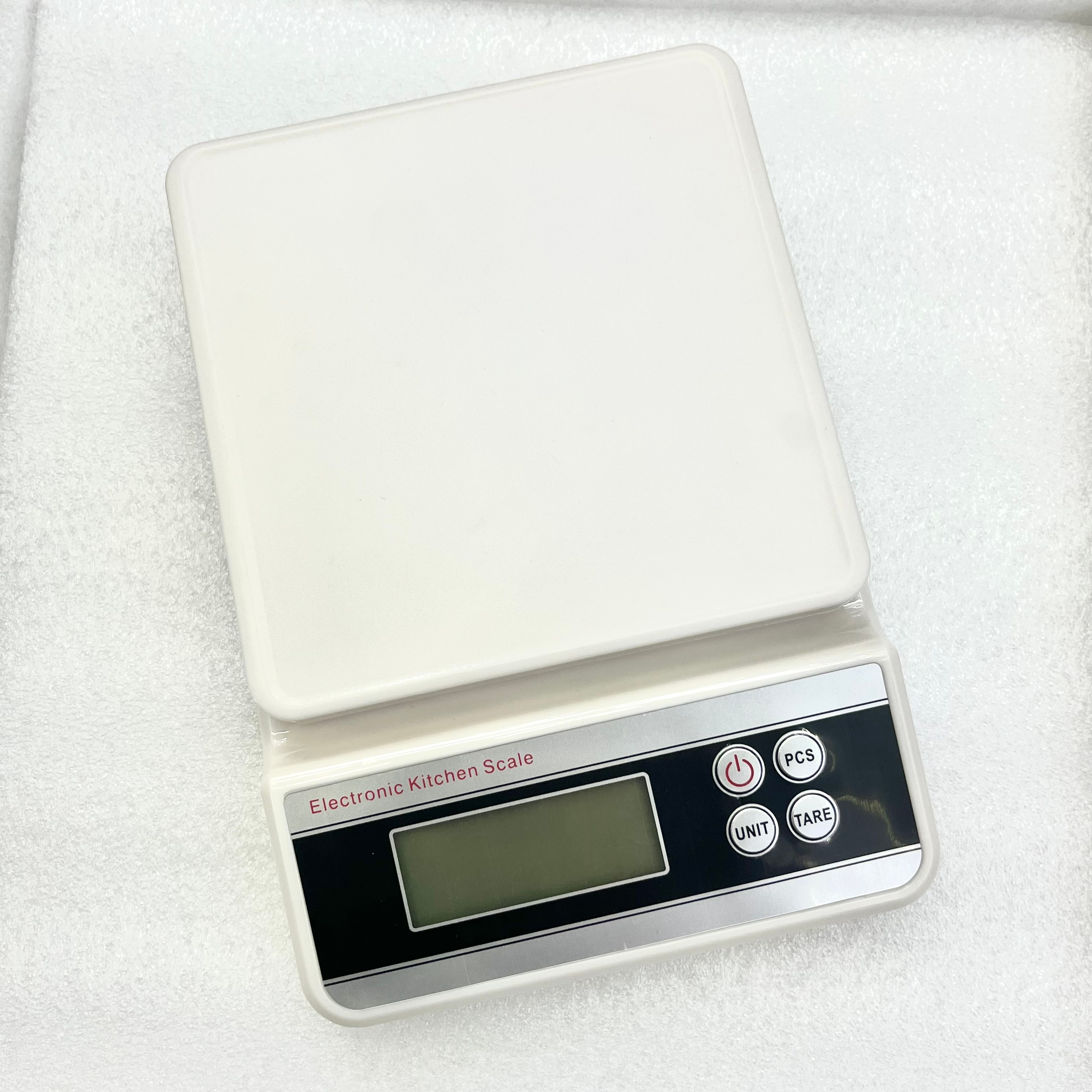 电子克秤/充电烘焙秤 /5kg秤白底实物图