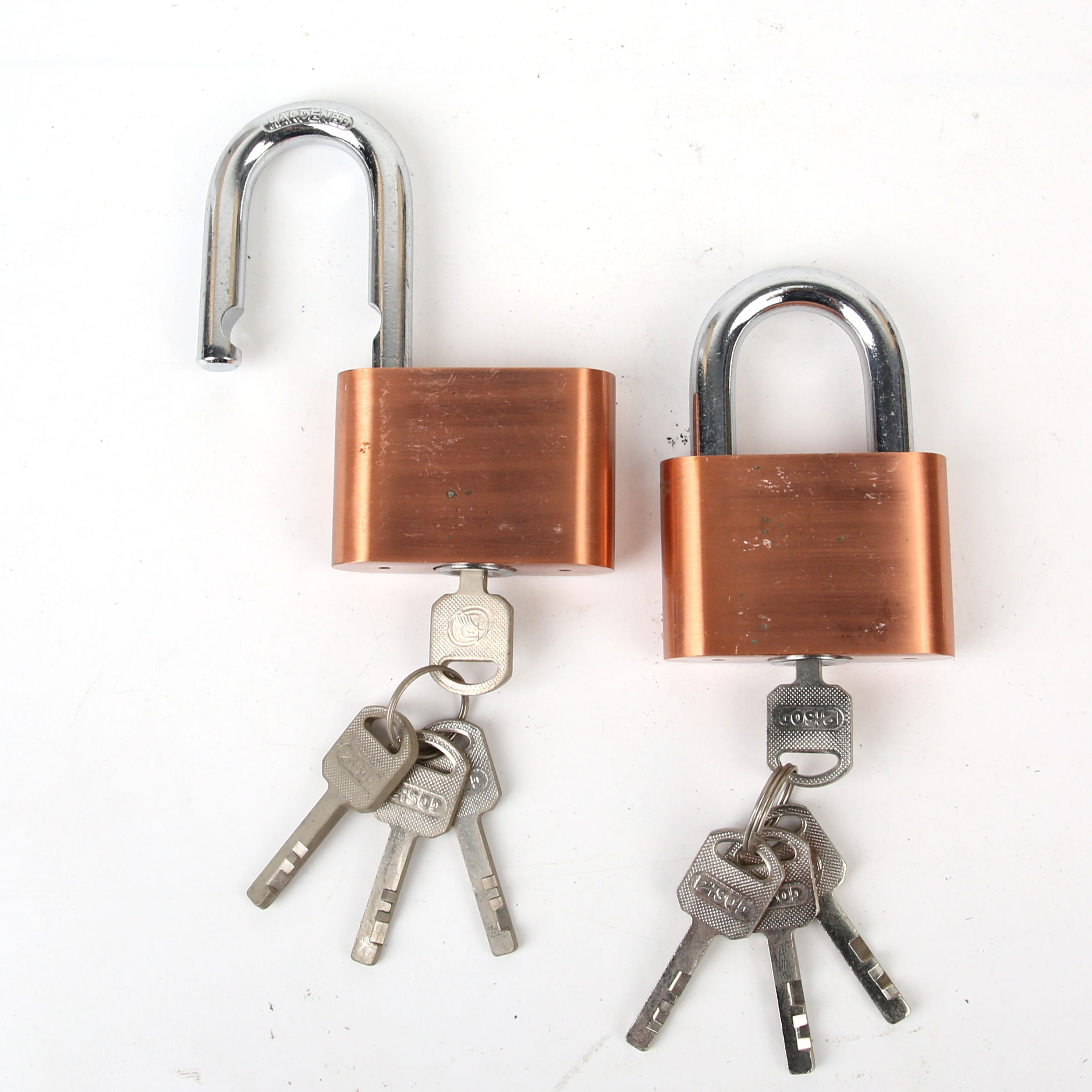 红古铜叶片锁青古铜叶片锁金色银色砂光铜锁 电镀锁，叶片电镀锁，挂锁