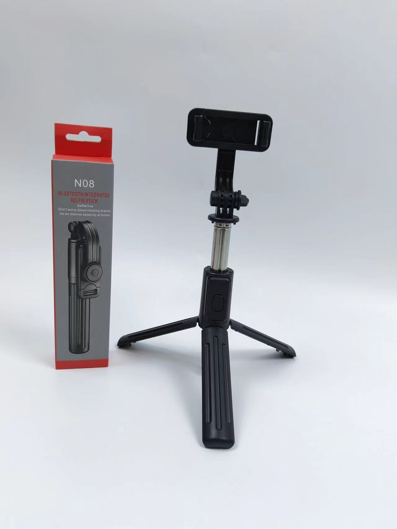 Upgraded Bluetooth selfie stick live streaming stand, selfie stick mobile phone selfie stick stand, tripod fill light, compact, portable, retractable and storage 19497 Item Picture