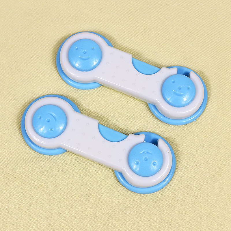 Two short locks for children's refrigerators, wardrobe locks and anti-pressure safety locks