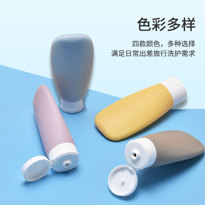 Portable skin care products are bottled