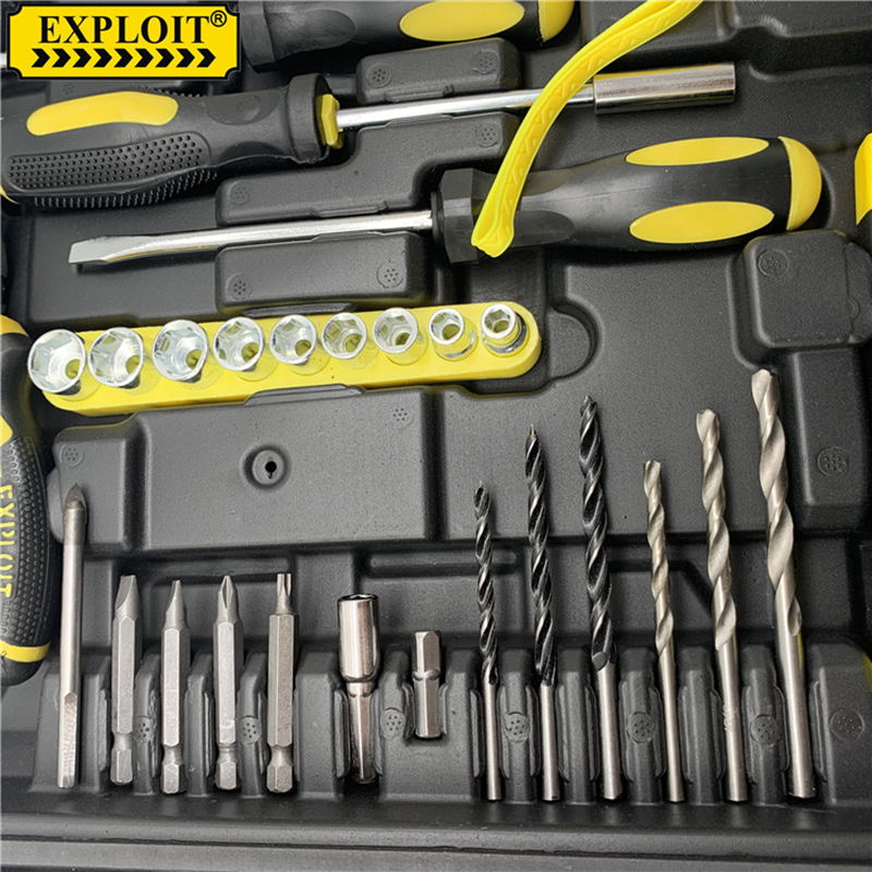 EXPLOIT  21V锂电电钻套装  家庭常用组合套装工具  两电一充电钻套装详情图3