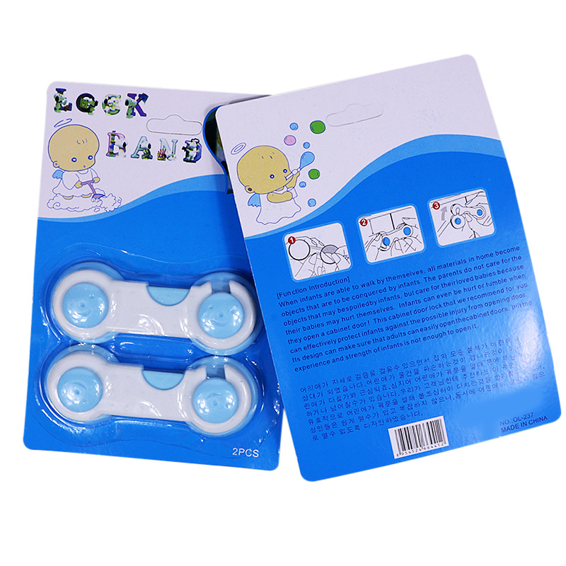 Two short locks for children's refrigerators, wardrobe locks and anti-pressure safety locks Application Scenario