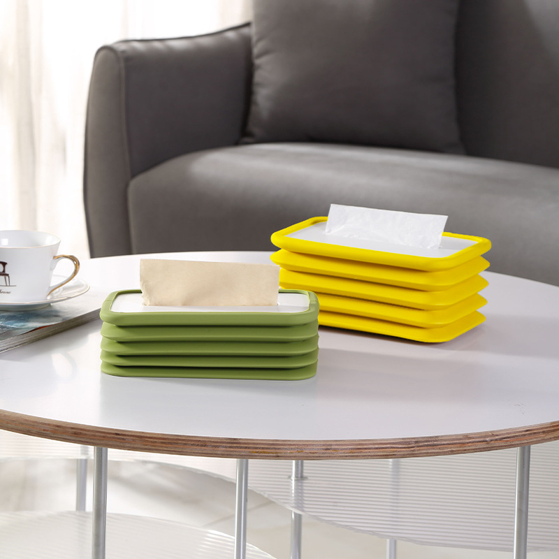 Desktop anti-drop tissue box details Picture