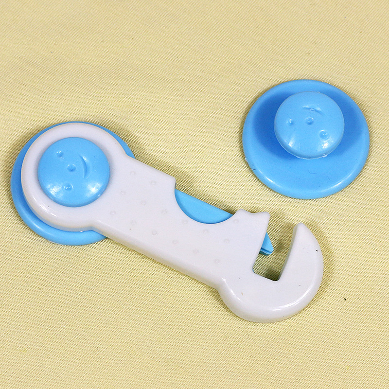 Two short locks for children's refrigerators, wardrobe locks and anti-pressure safety locks details Picture