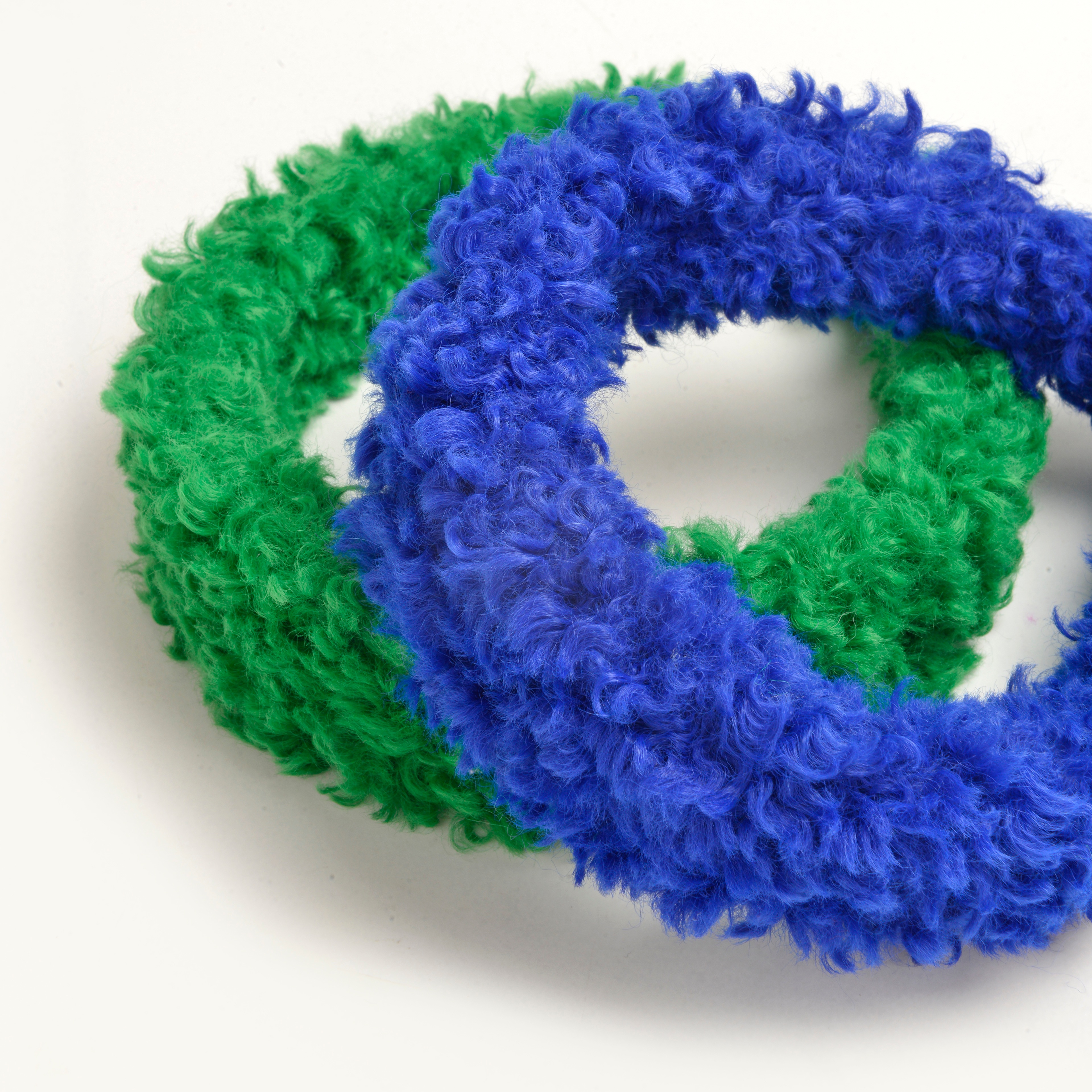 2022 New trendy, elegant, simple and retro solid color hair band, plush hair band Specification image