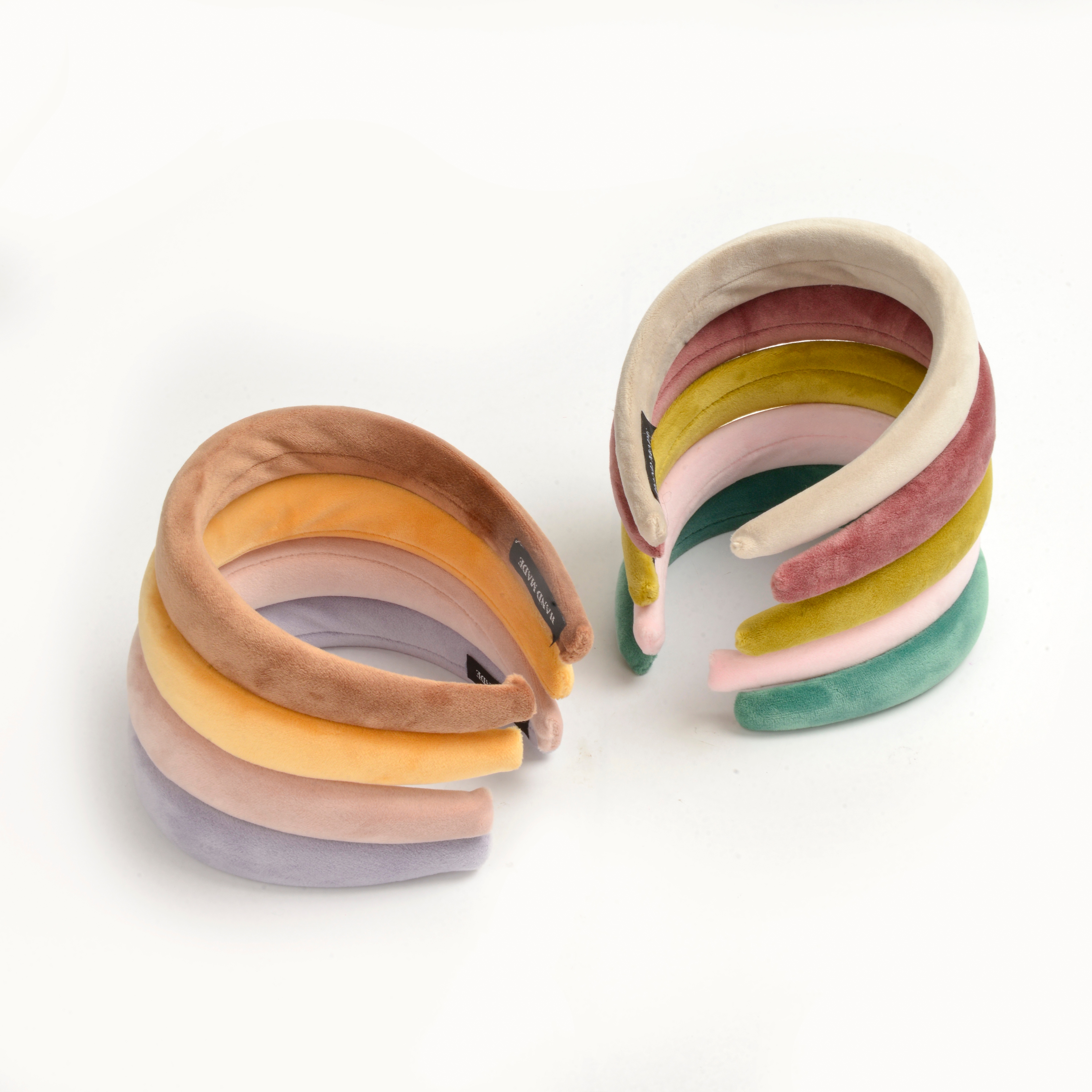 The 2022 new style of trendy, elegant, simple and retro solid color hair band, corduroy hair band and fabric hair band