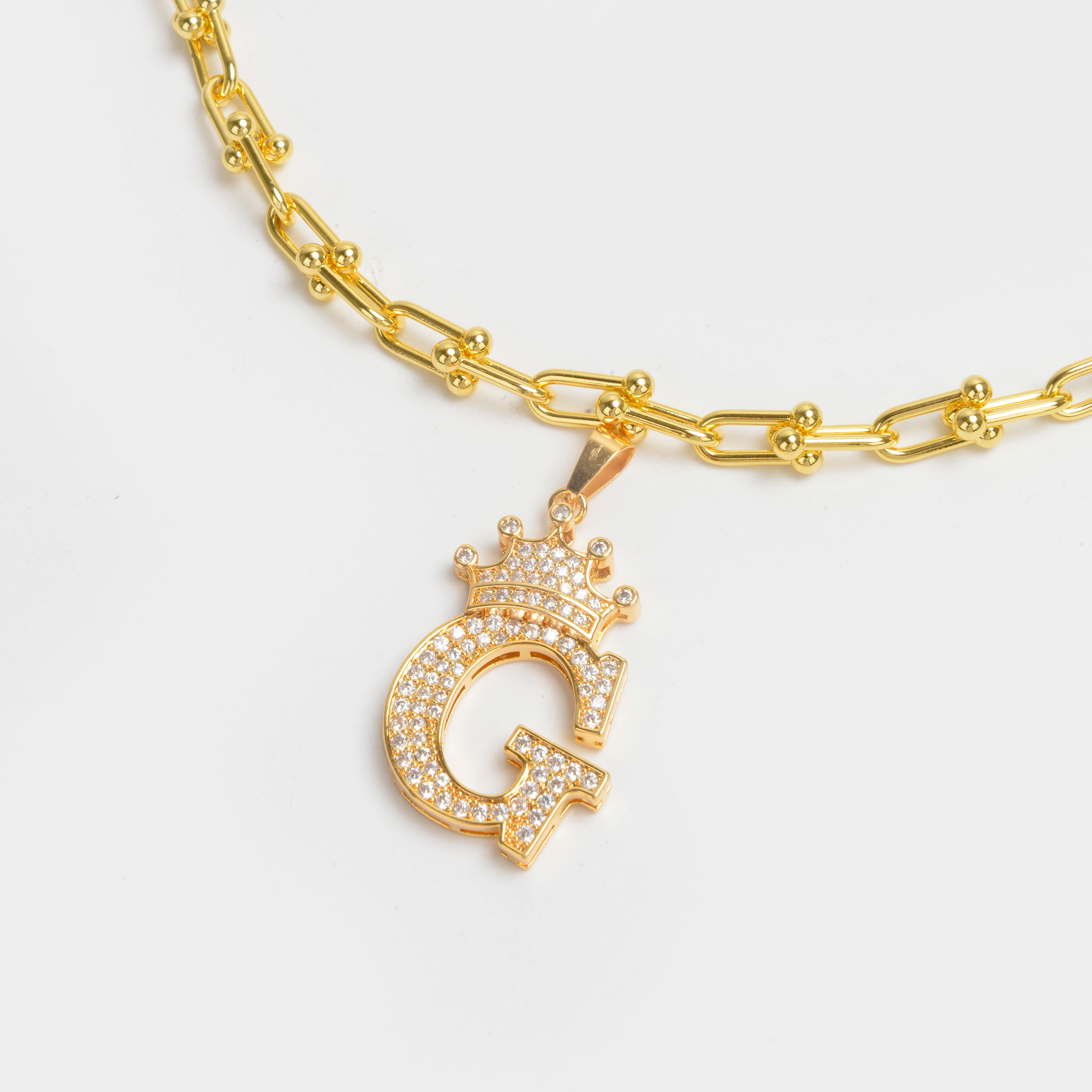 2022 New Style Letter Gold-plated Diamond Necklace, Internet Celebrity Necklace 6