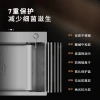 Hand-thickened stainless steel kitchen nano sink, household large sink, draining vegetable basin, faucet Angle valve, single sink Specification image