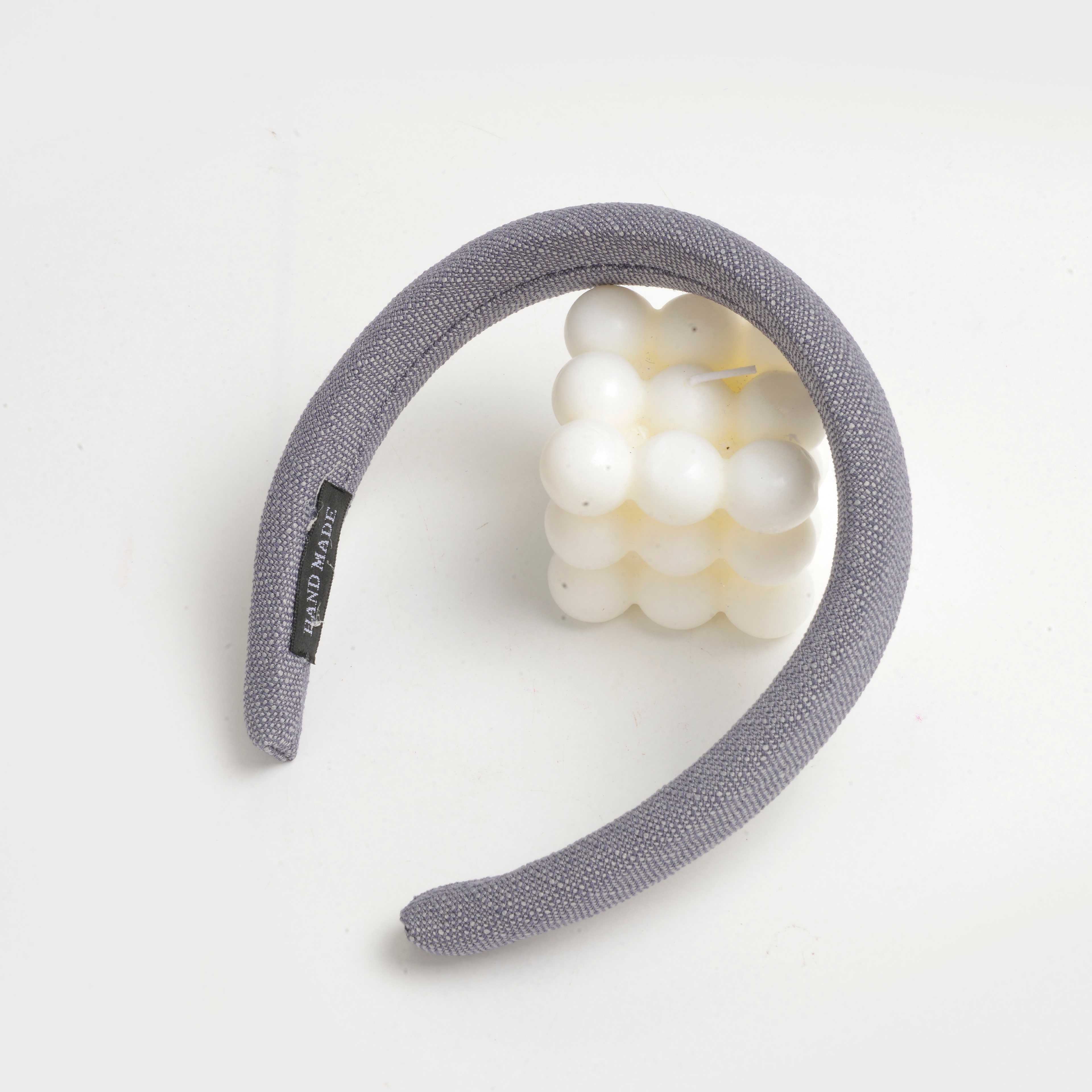 The 2022 new trendy, elegant, simple and retro solid color hair band details Picture