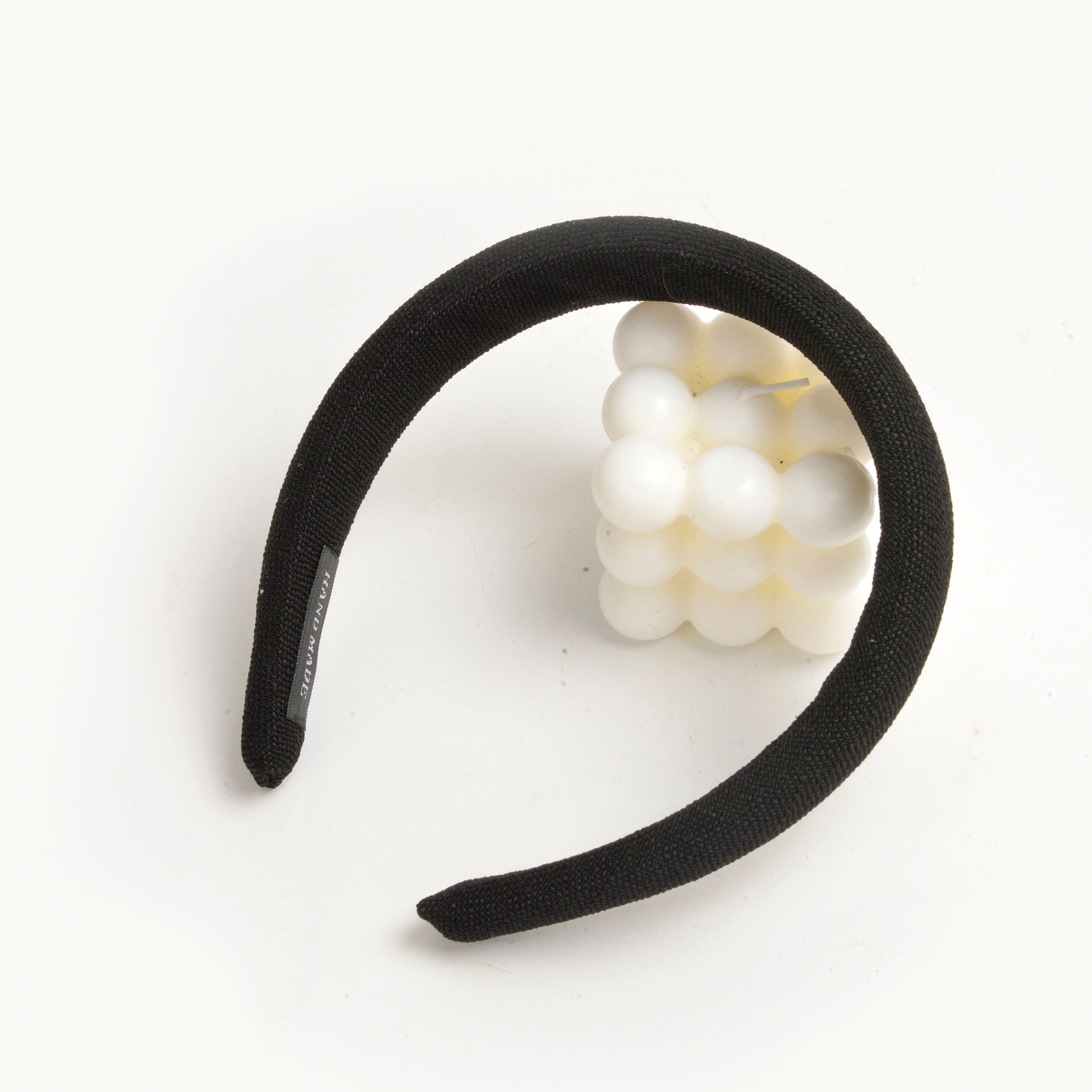 The 2022 new trendy, elegant, simple and retro solid color hair band Specification image