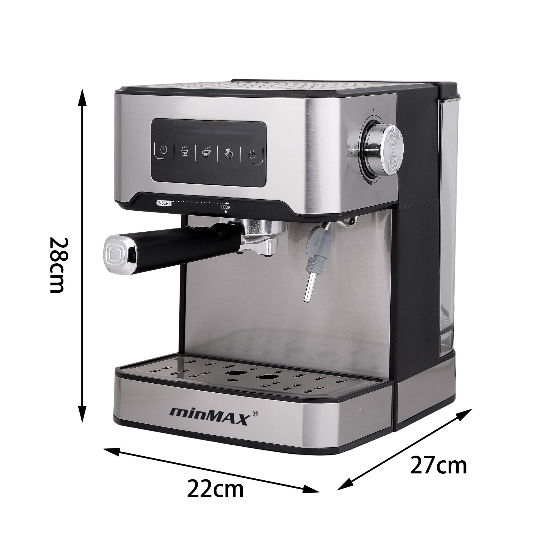 The new minMAX coffee machine 6839 is a semi-automatic Italian steaming and brewing coffee machine directly supplied by the manufacturer details Picture