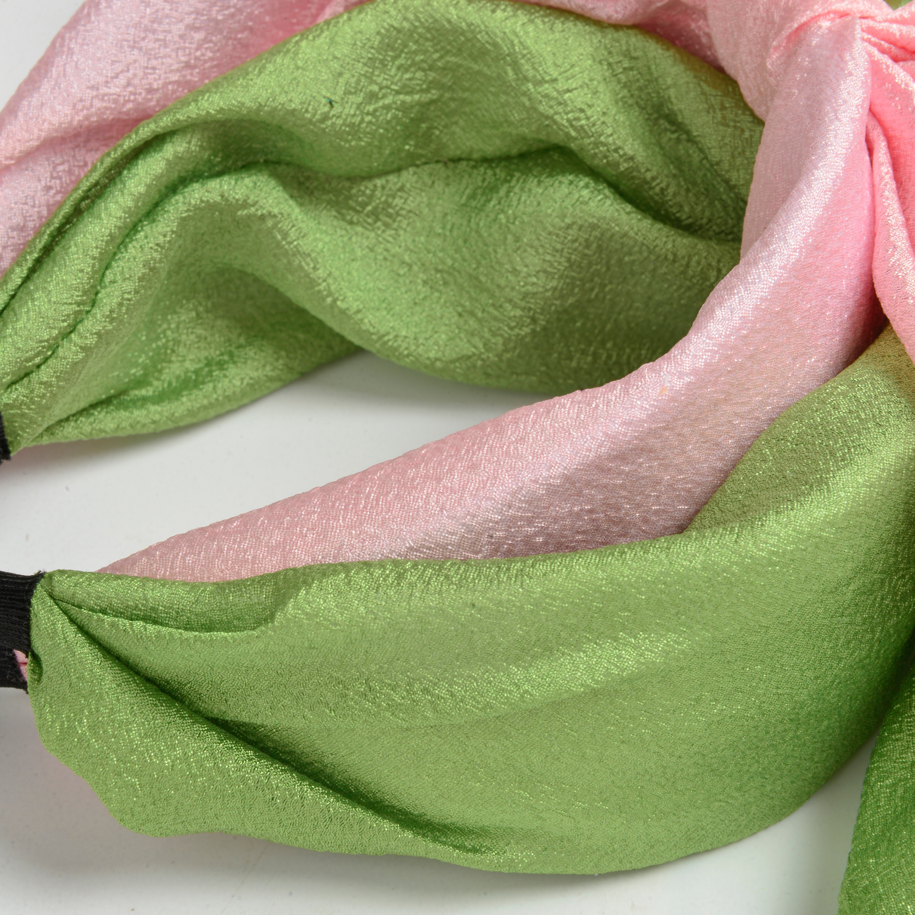 2022 New trendy, elegant, simple and retro solid color large bow hair band fabric hair band Item Picture