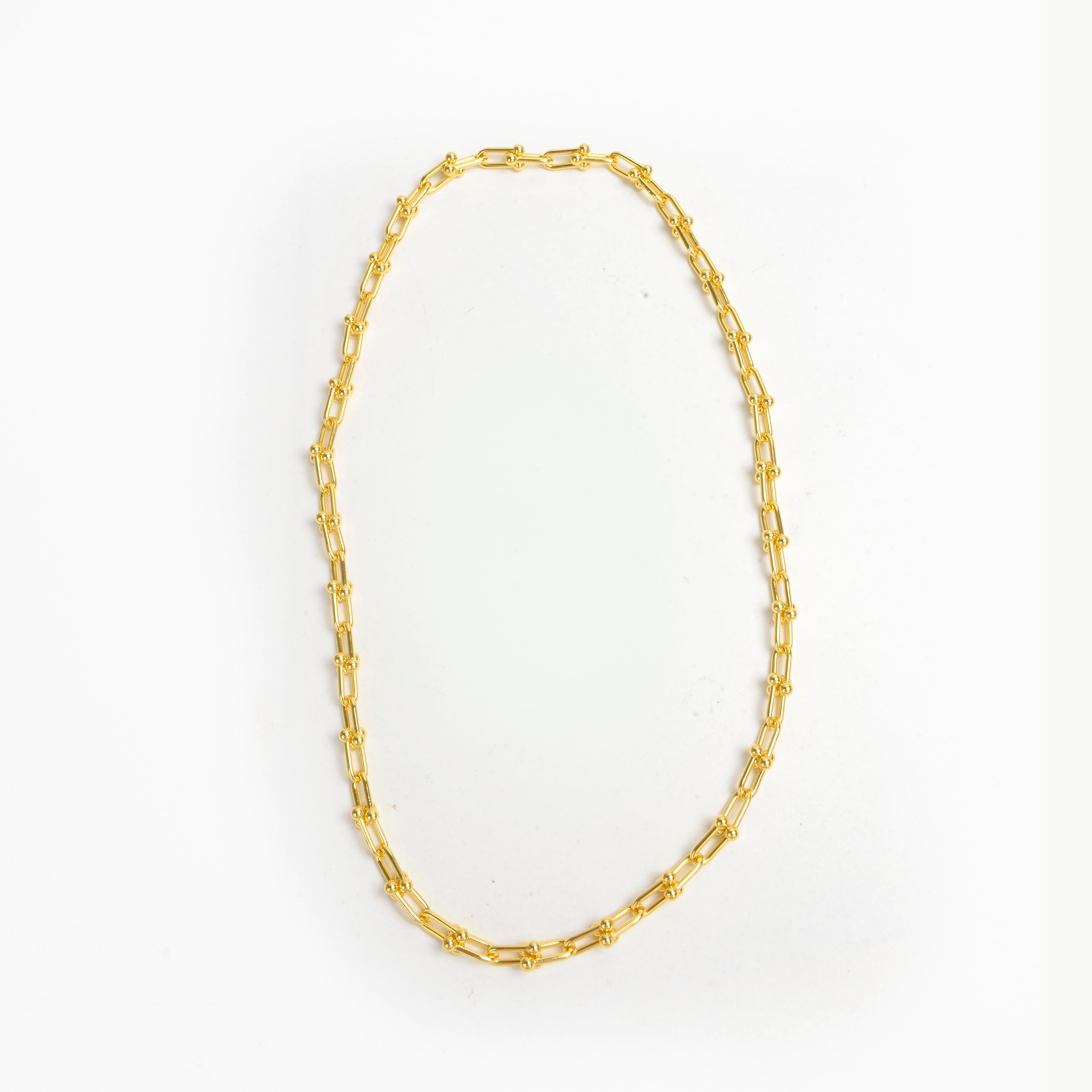 2022 nuevo alfabeto chapado en oro collar con diamantes collar de red 20