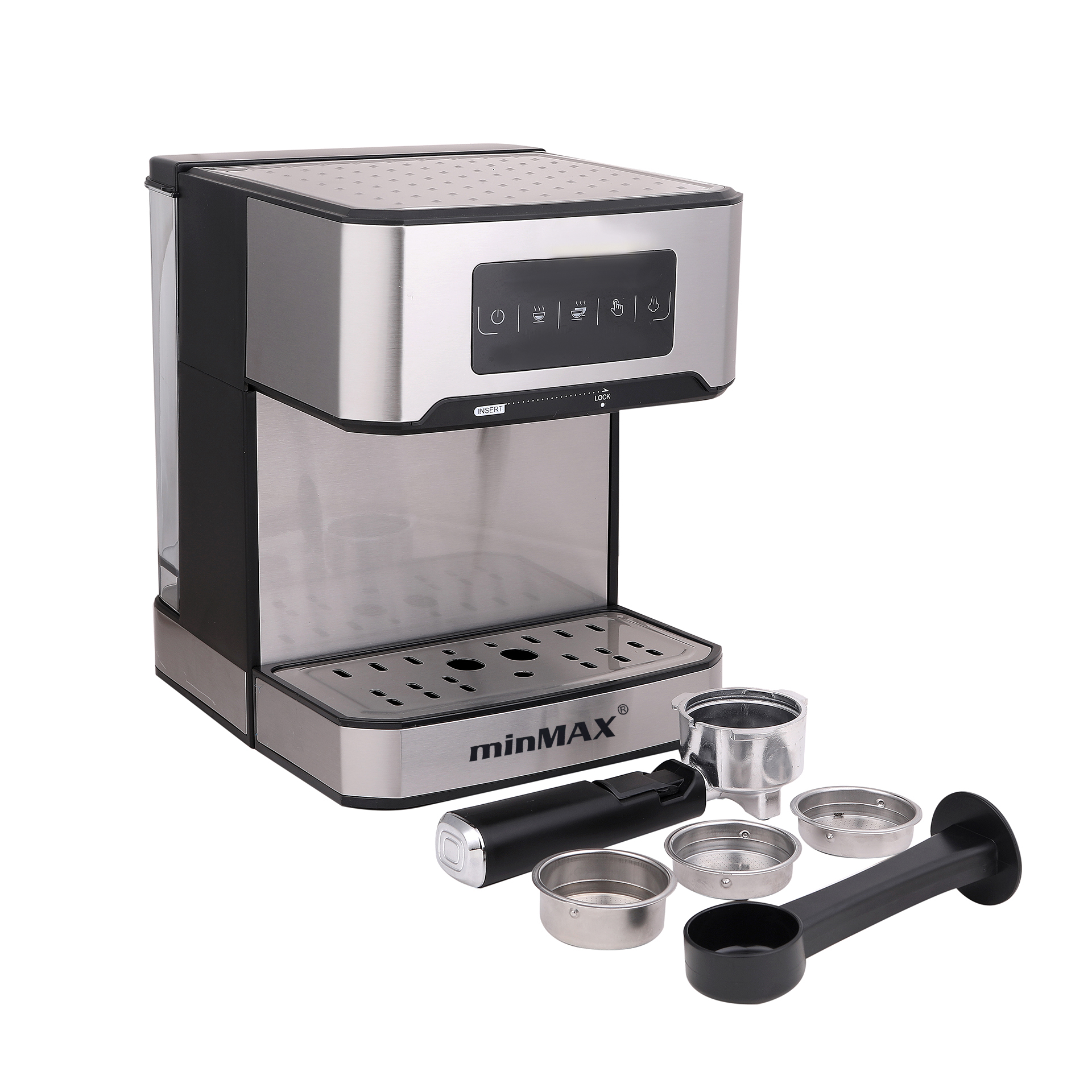 The new minMAX coffee machine 6839 is a semi-automatic Italian steaming and brewing coffee machine directly supplied by the manufacturer Specification image