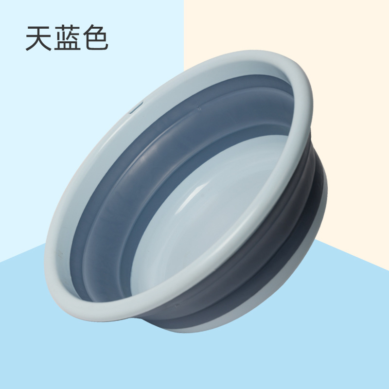 折叠可挂家用脸盆  