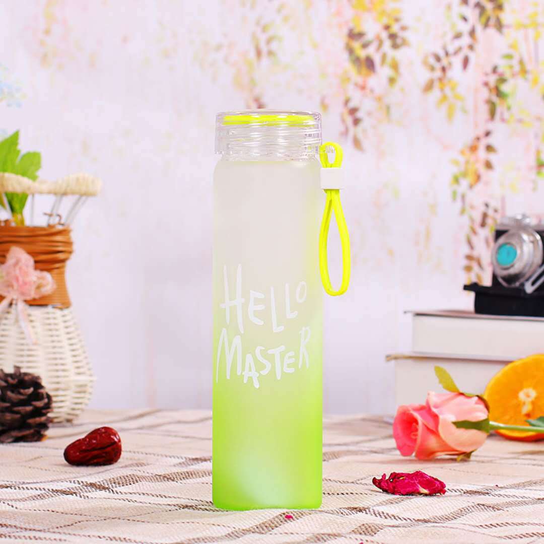 Creative frosted glass water cup Specification image