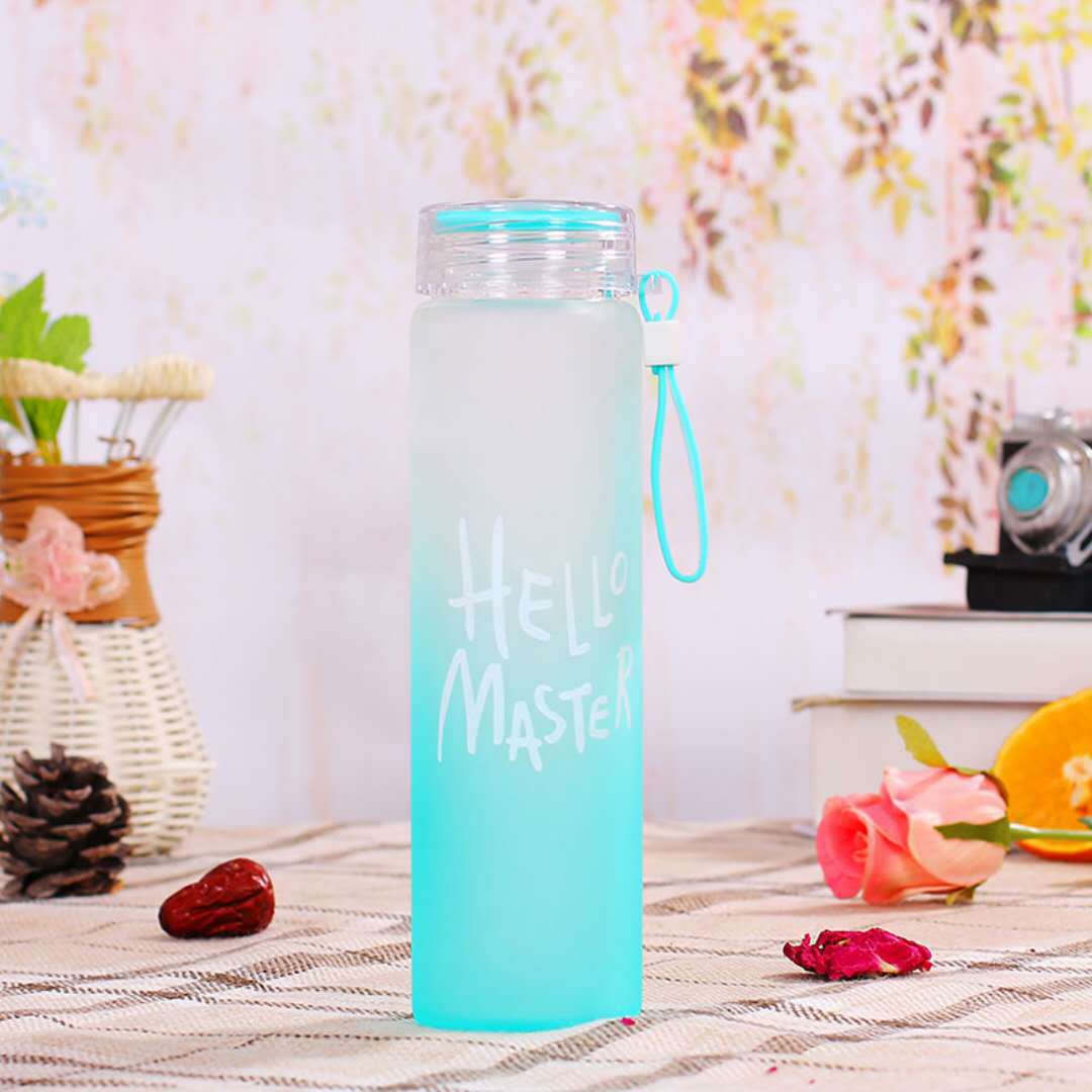 Creative frosted glass water cup details Picture