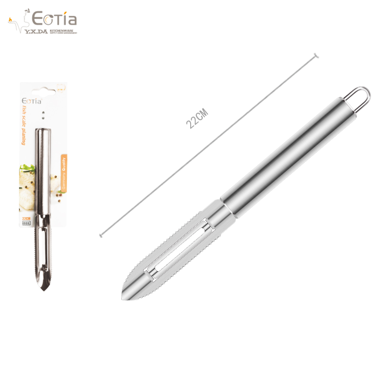 元达厨具eotia欧蒂娅不锈钢鱼鳞刨 带盖刮器多功能蔬果水果削皮器