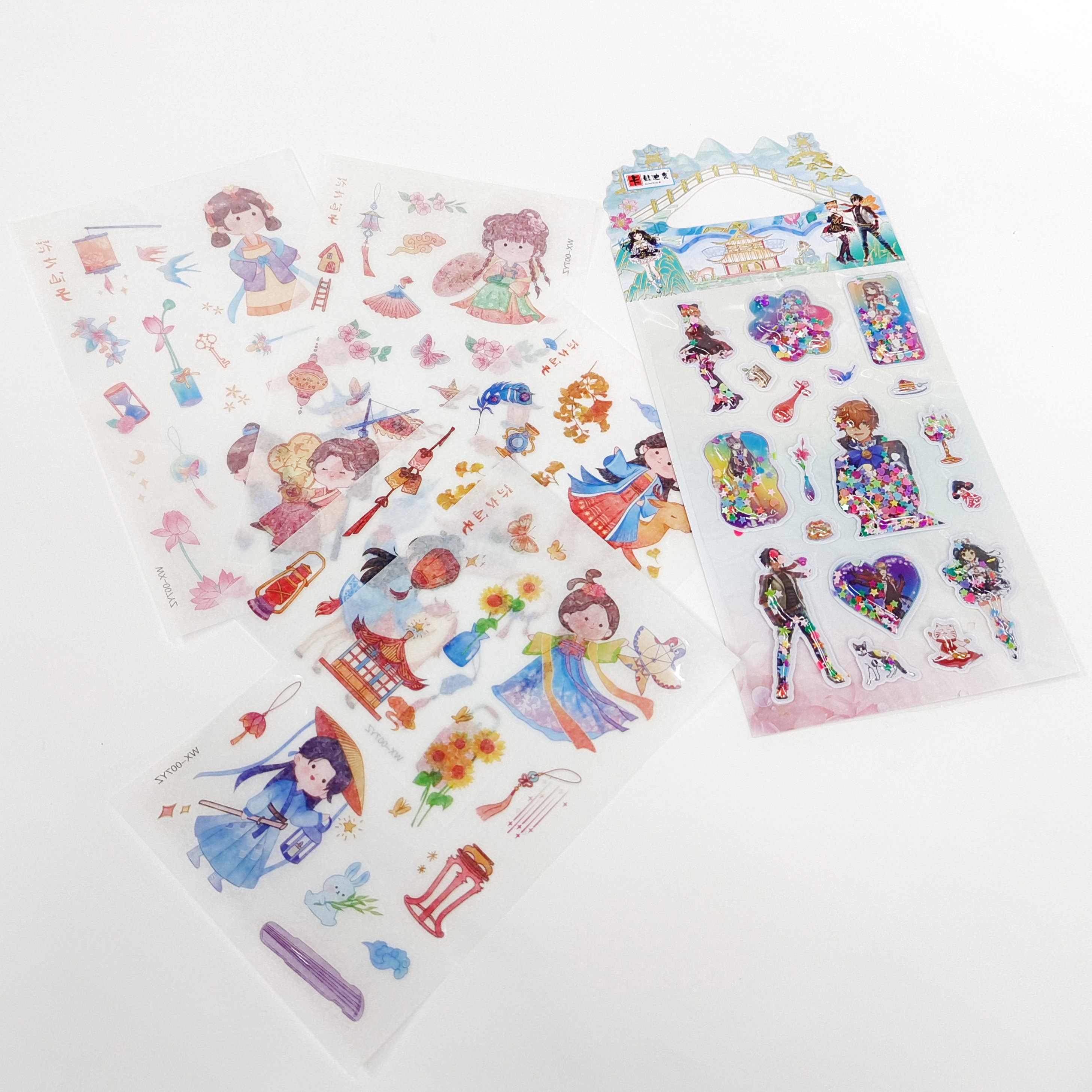 卡通贴纸细节图