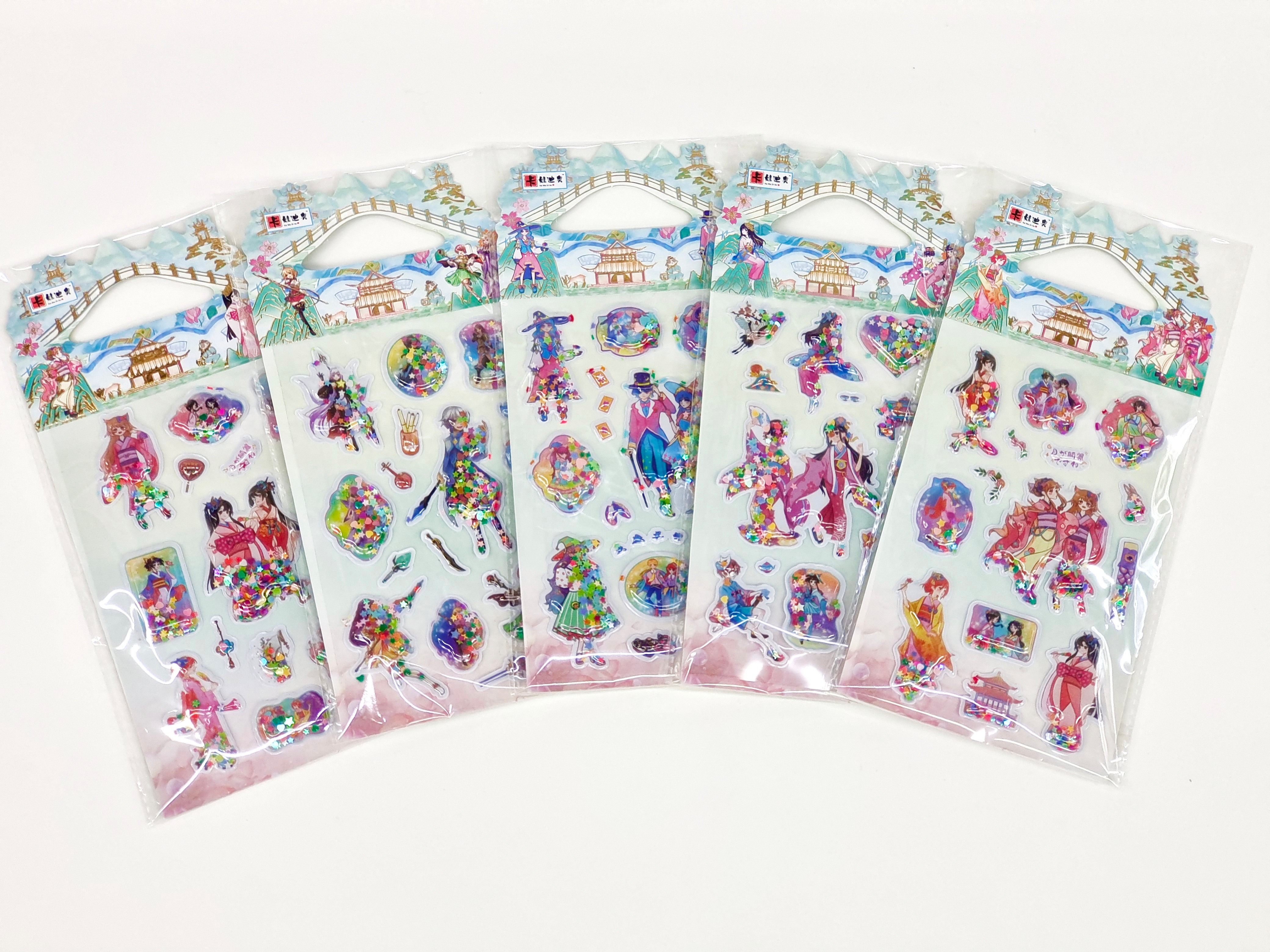 创意贴纸实物图