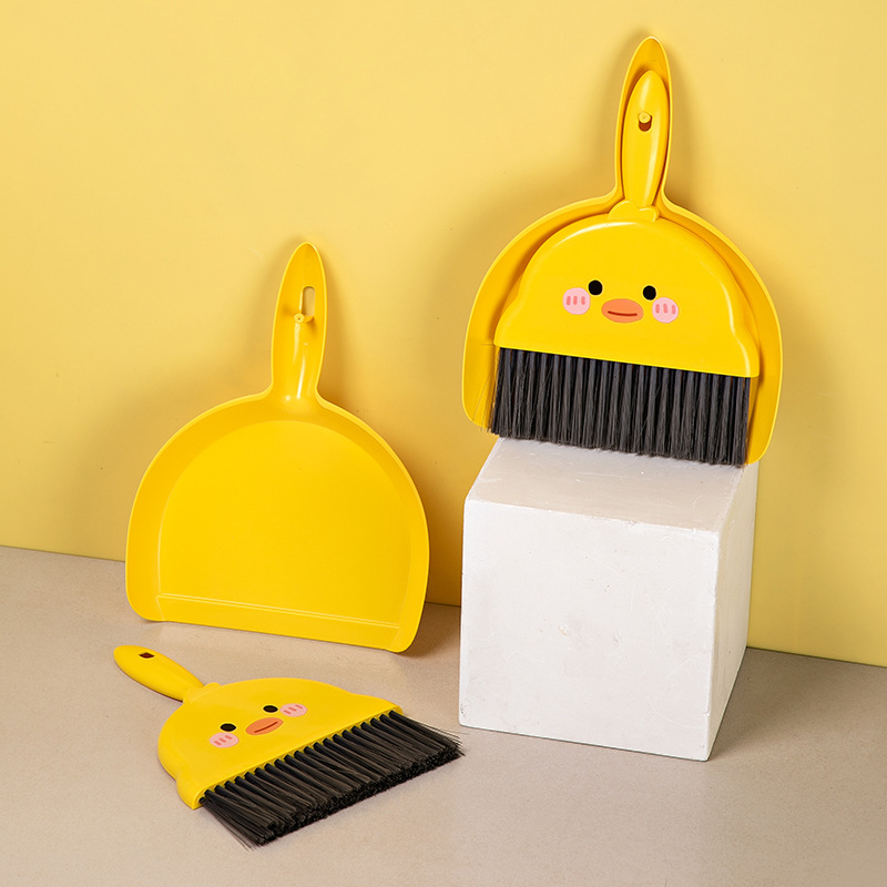 Desktop mini broom set, table sweeping tool, small broom, desk, table, children and primary school students' dustpan combination