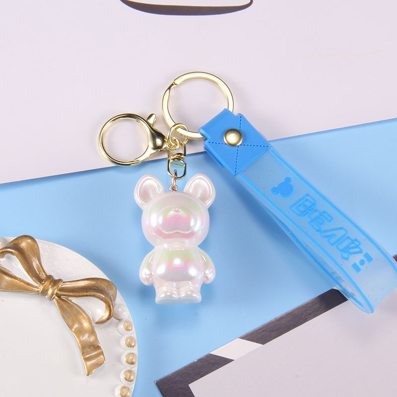 熊钥匙扣挂件小熊钥匙链  