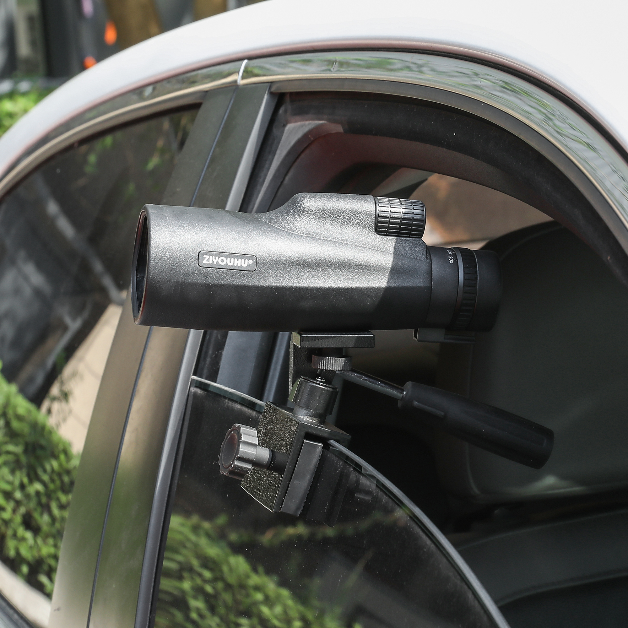 Thermal imaging infrared night vision device stand, telescope accessories, car window clips, pan-tilt stand, car camera stand, handle details Picture