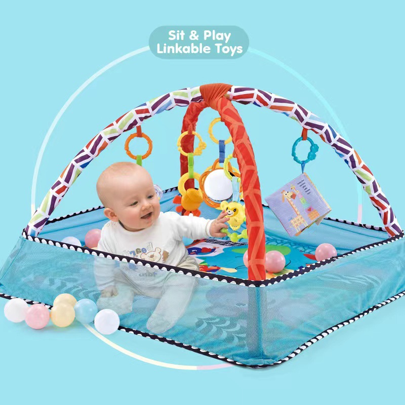 婴儿围栏玩具游戏毯健身架详情图2