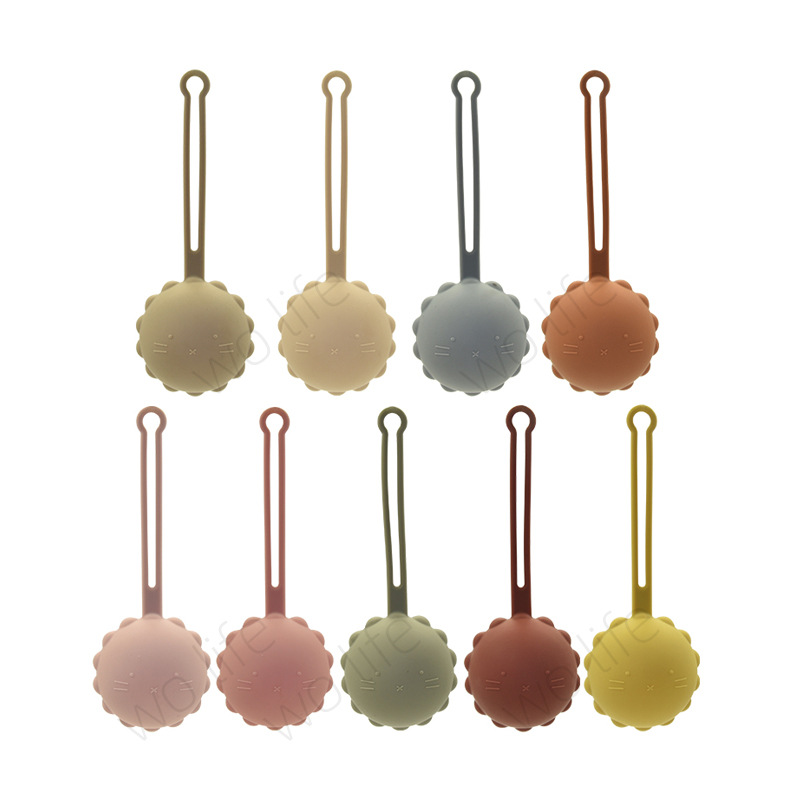 Silicone pacifier storage bag