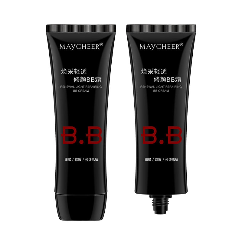 Meixier BB Cream modifies skin tone, controls oil, moisturizes for a long time without smudge, conceals concealer foundation, and is a natural makeup cream for girls Item Picture