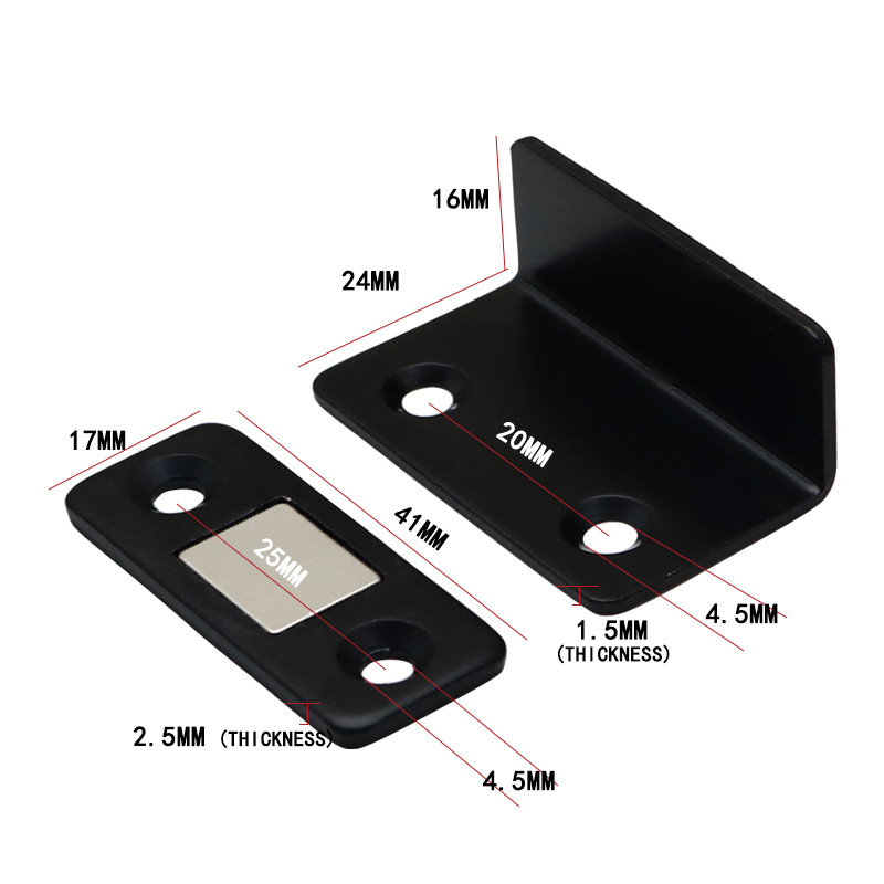 Cabinet door magnetic latcher details Picture