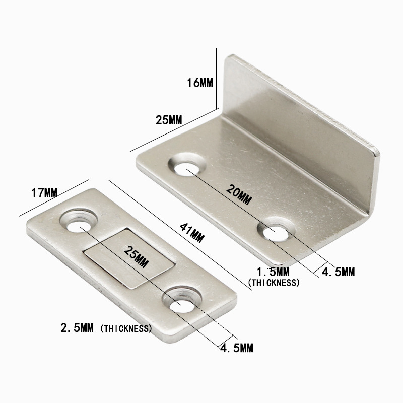 Cabinet door magnetic latcher