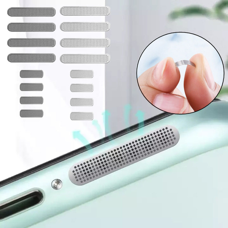Metal breathable ultra-thin dust-proof and dust-proof mesh for mobile phones