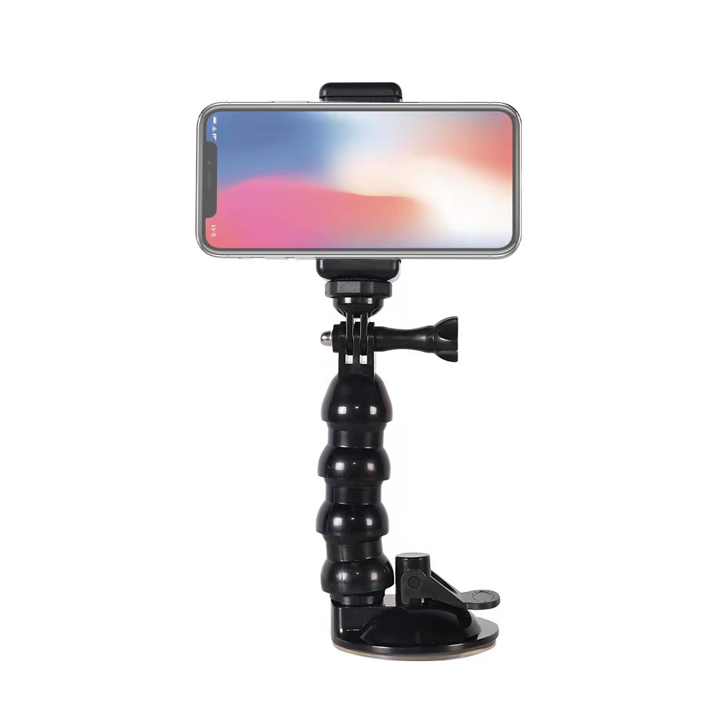 Vehicle-mounted rotatable hoist joint suction cup mobile phone stand details Picture