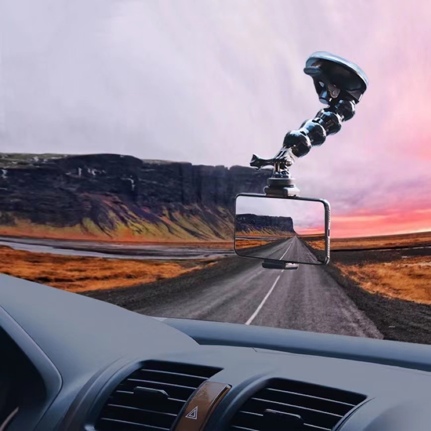 Vehicle-mounted rotatable hoist joint suction cup mobile phone stand Item Picture