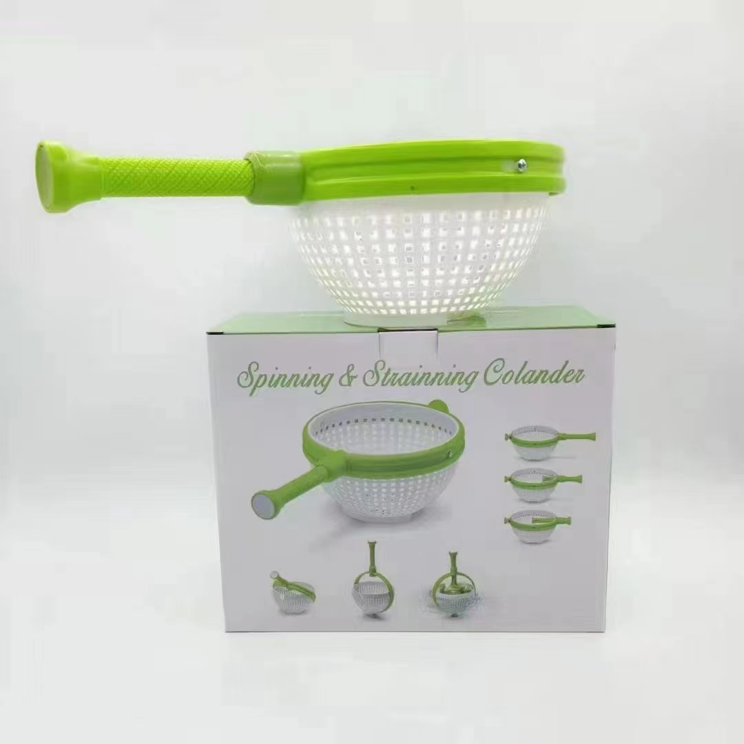 Rotating draining basket