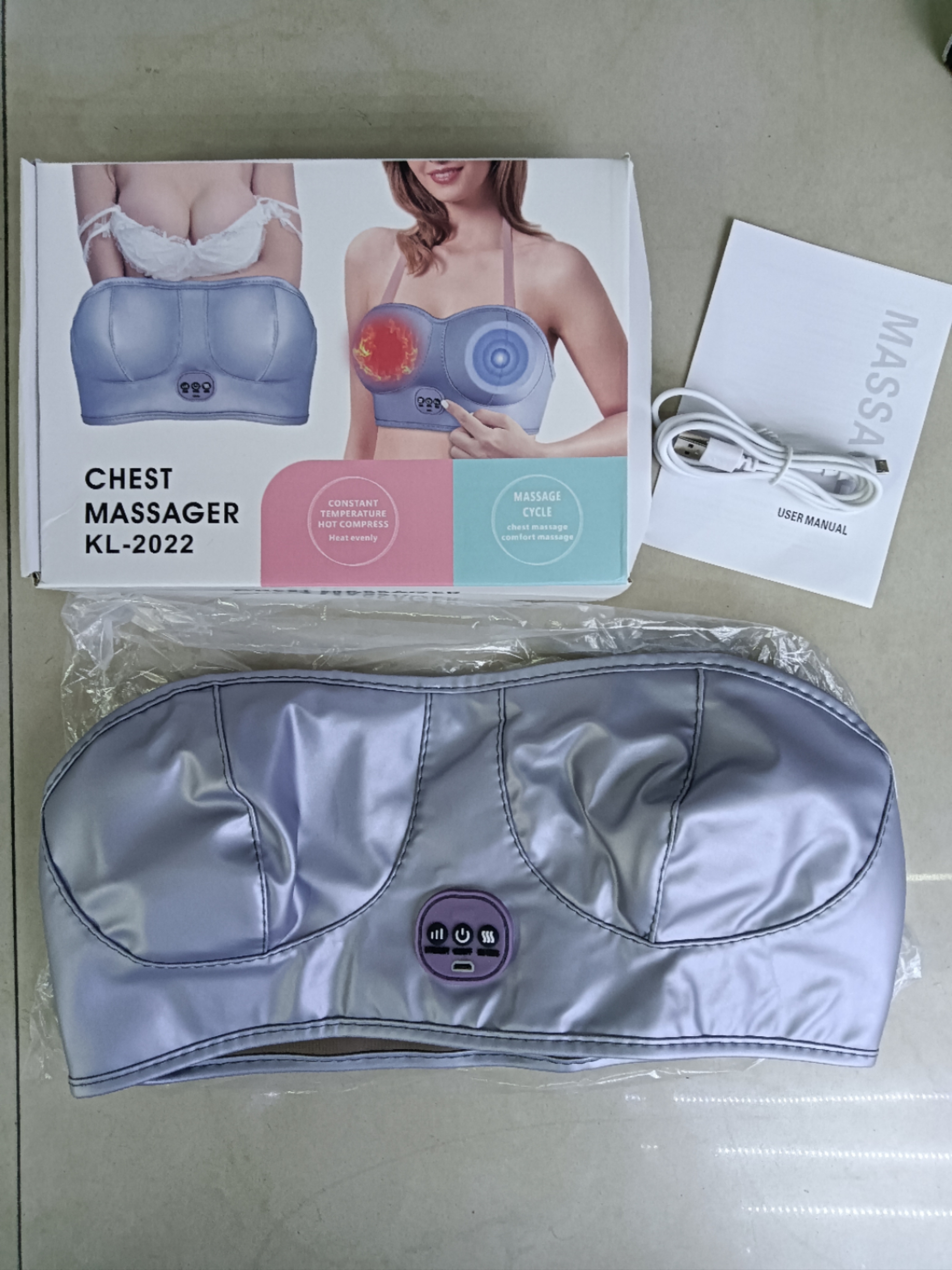 Small chest massager