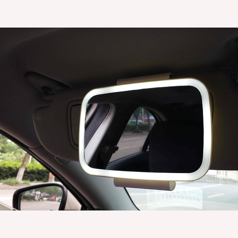 Car makeup mirror charging LED lighting mirror Item Picture