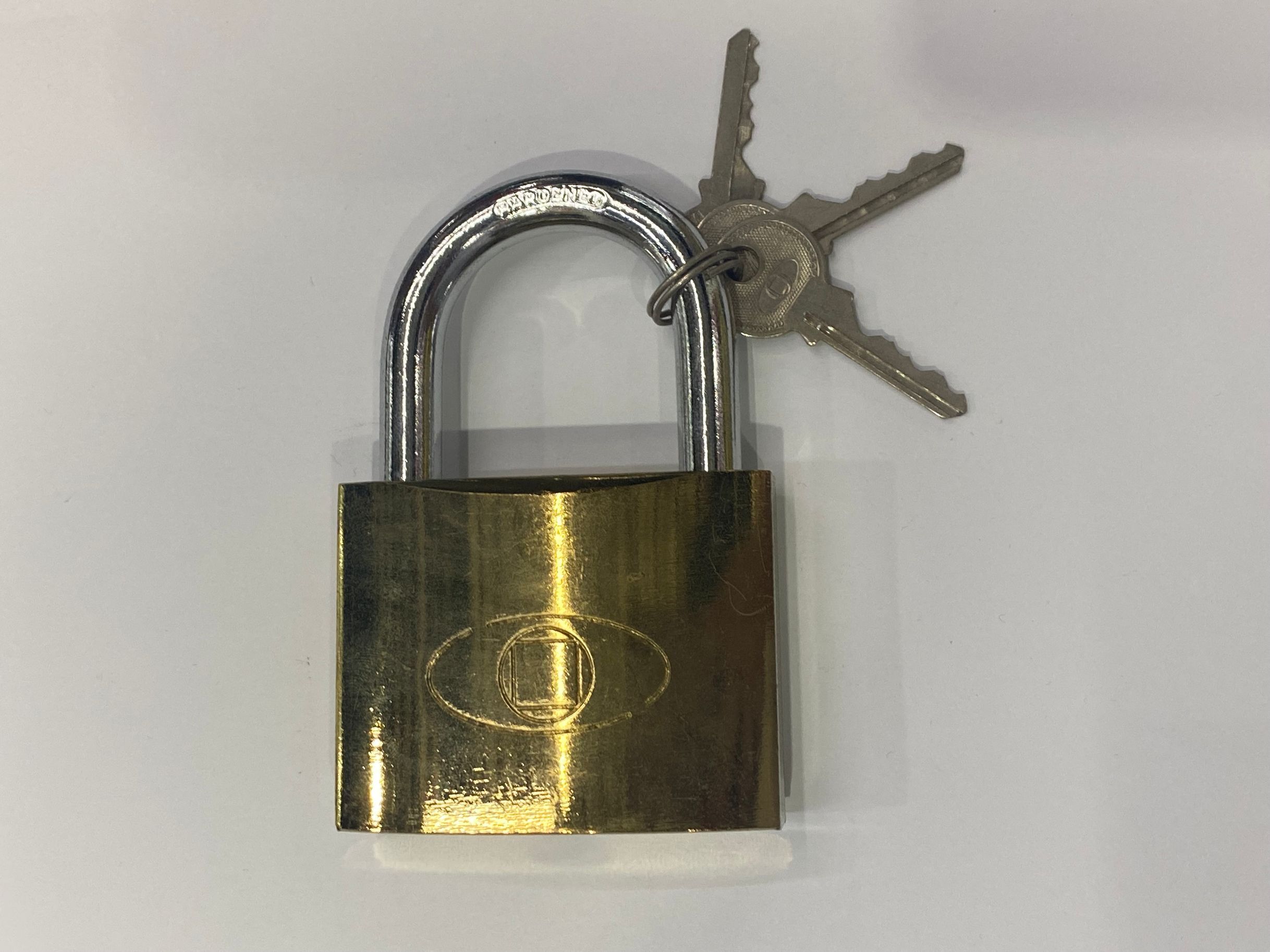75mm titanium lock imitación latón bloqueo de combinación