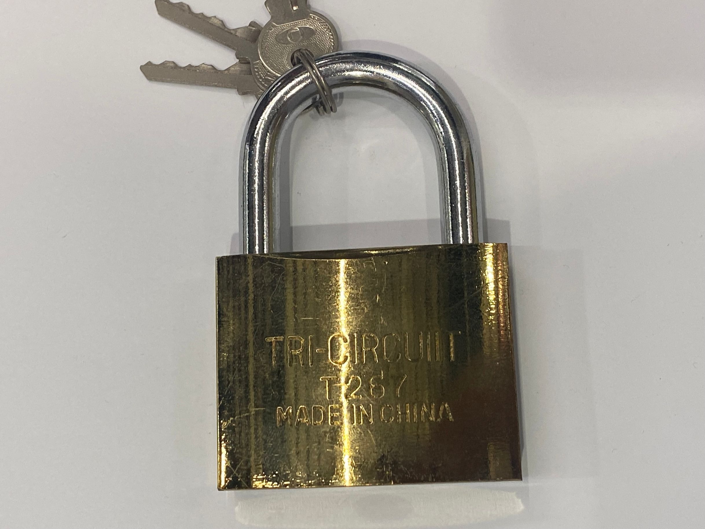 75mm titanium lock imitación latón bloqueo de combinación details Picture