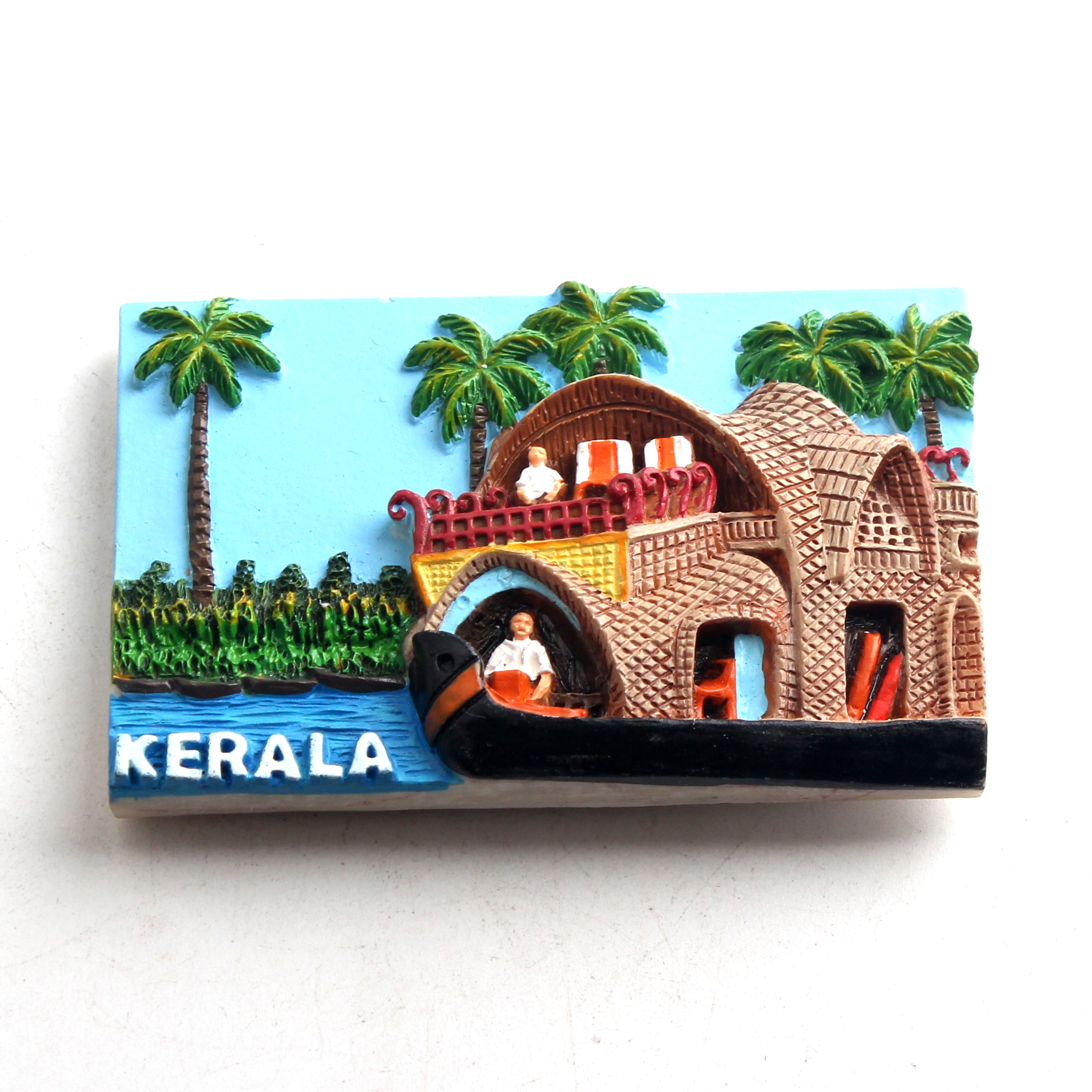 印度冰箱贴/树脂冰箱贴/3D手绘冰箱白底实物图