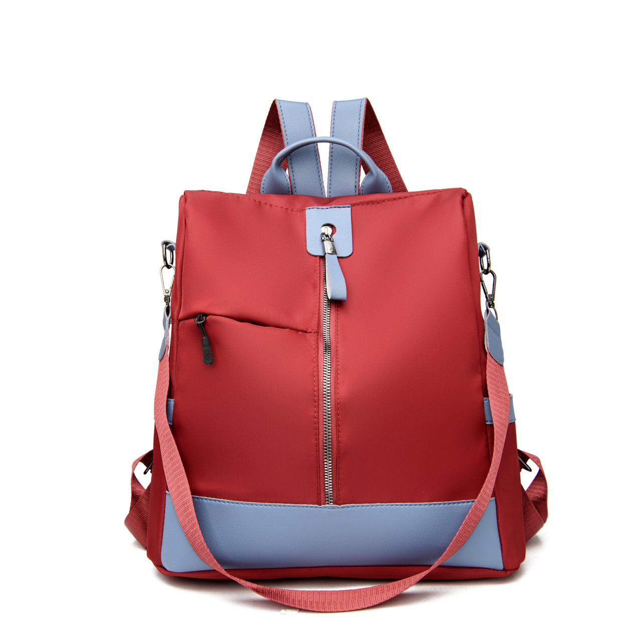 New nylon bag casual anti-theft backpack for women, Oxford fabric large-capacity multi-purpose women's bag, Korean style simple and fashionable travel and shopping bag Specification image