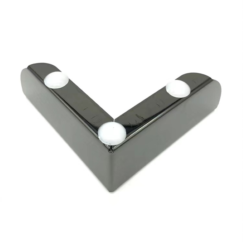 Right-angle sofa legs, flower-free iron sofa legs, variegal-colored gold hardware furniture legs, black and white kitchen cabinet legs Specification image