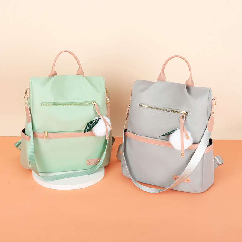 New nylon bag casual anti-theft backpack for women, Oxford fabric large-capacity multi-purpose women's bag, Korean style simple and fashionable travel and shopping bag Application Scenario