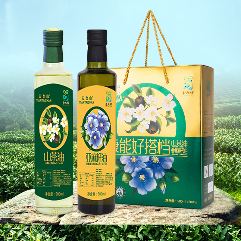 台九鲜/山茶油/亚麻籽油产品图