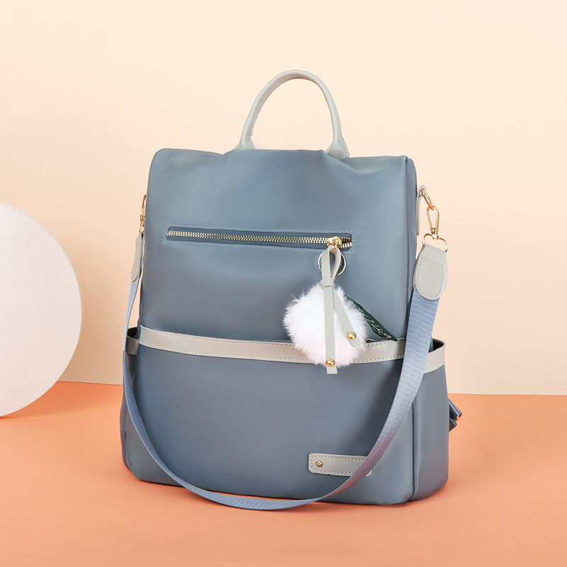 New nylon bag casual anti-theft backpack for women, Oxford fabric large-capacity multi-purpose women's bag, Korean style simple and fashionable travel and shopping bag details Picture