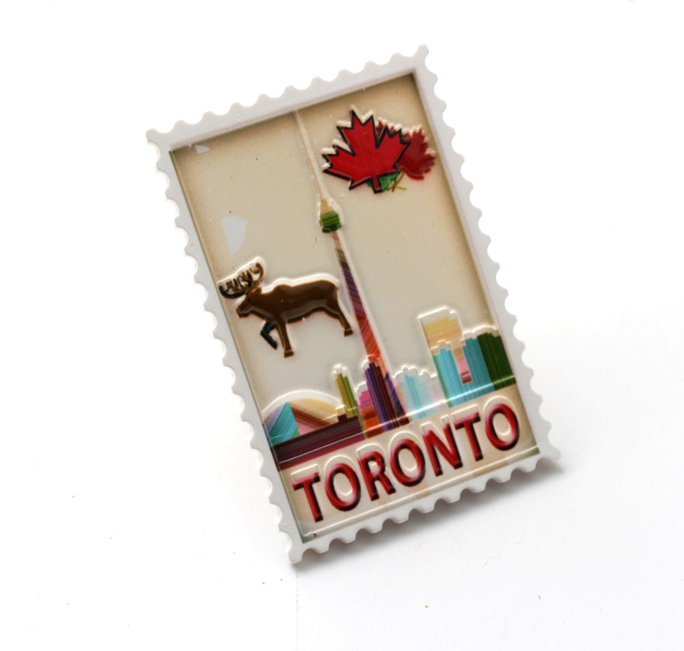 Factory cross-border exclusive supply of Canadian Maple Leaf fridge magnets, guitar resin fridge magnets, national 3d stereoscopic tourist souvenirs customization and wholesale Item Picture